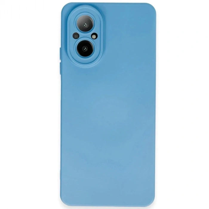 Mey İthalat®  Realme 12 Lite Kılıf Nano içi Kadife Silikon - Mavi
