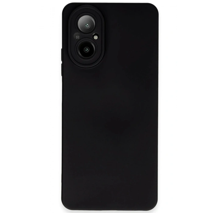 Mey İthalat®  Realme 12 Lite Kılıf Nano içi Kadife Silikon - Siyah