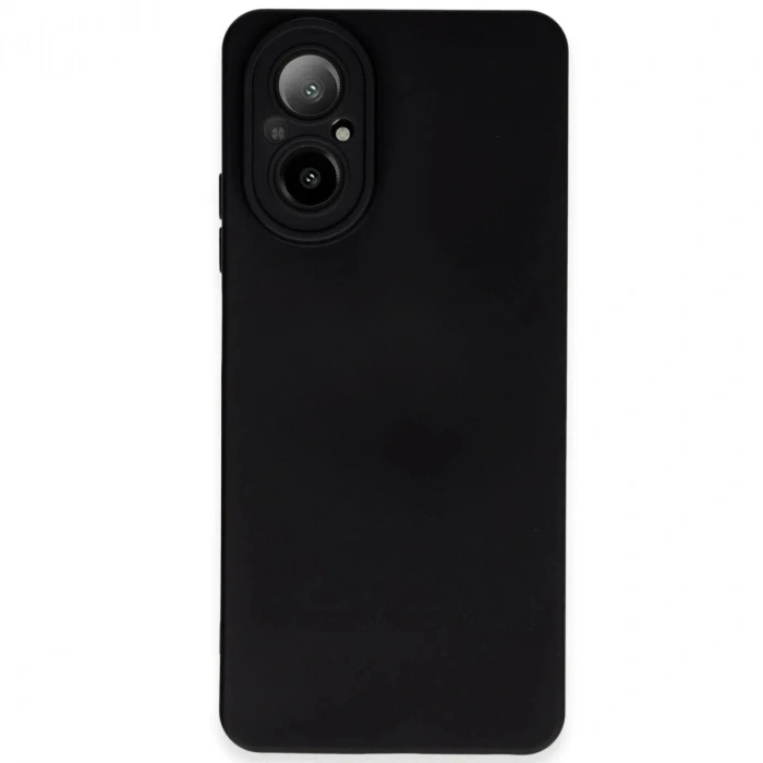 Mey İthalat®  Realme 12 Lite Kılıf Nano içi Kadife Silikon - Siyah