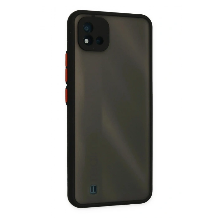 Mey İthalat®  Realme C11 2021 Kılıf Montreal Silikon Kapak - Siyah