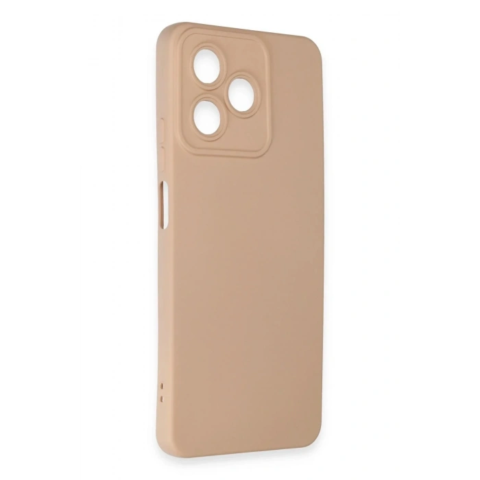 Mey İthalat®  Realme C53 Kılıf Nano içi Kadife Silikon - Pudra