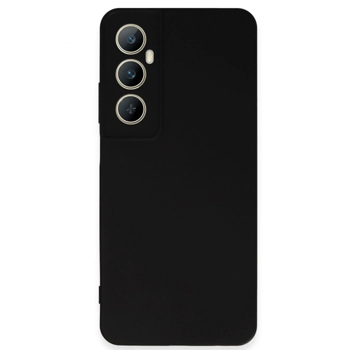 Mey İthalat®  Realme C65 Kılıf First Silikon - Siyah