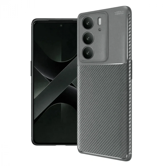 Mey İthalat®  Realme C75 4G Auto Focus Karbon Kapak - Gri
