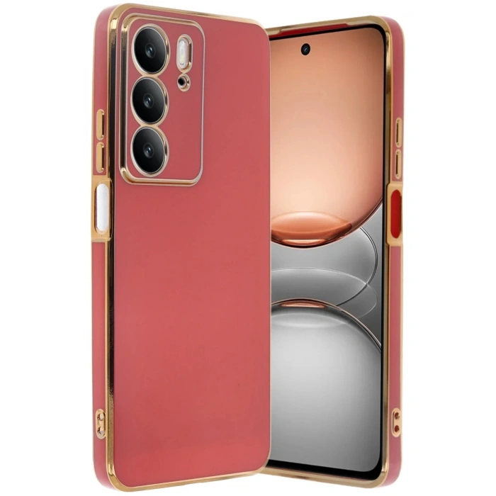Mey İthalat®  Realme C75 4G Kılıf Volet Silikon - Kırmızı