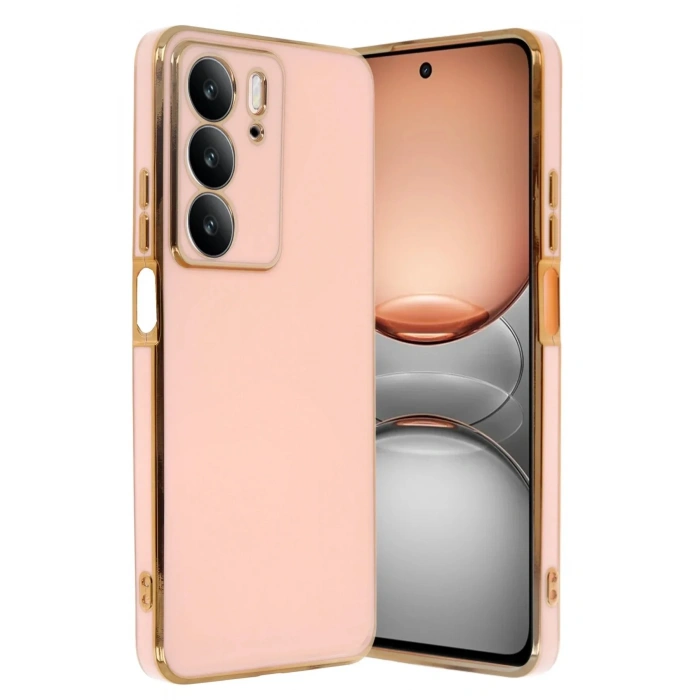 Mey İthalat®  Realme C75 4G Kılıf Volet Silikon - Pembe