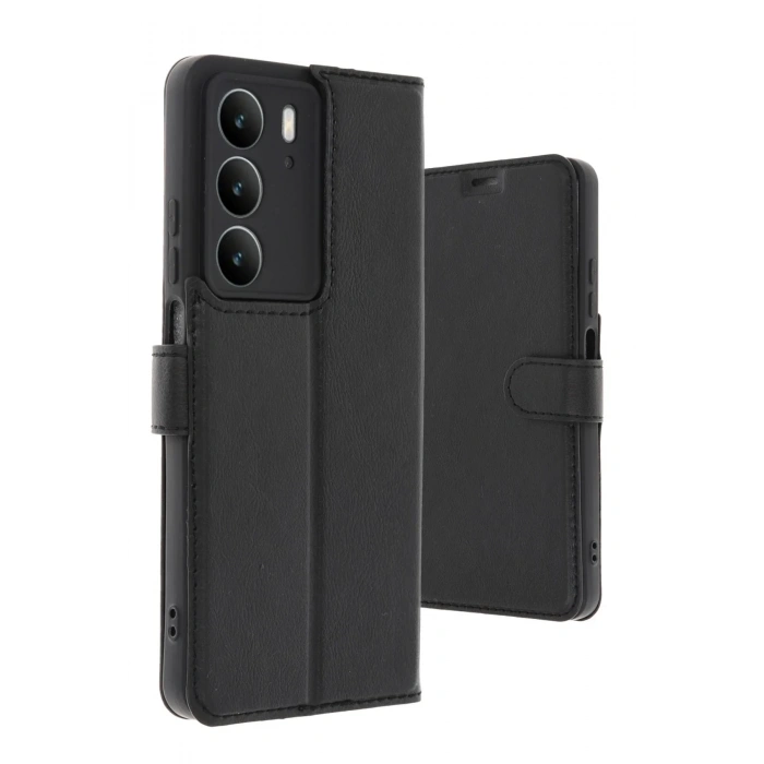 Mey İthalat®  Realme C75 4G Trend S Plus Kapaklı Kılıf - Siyah