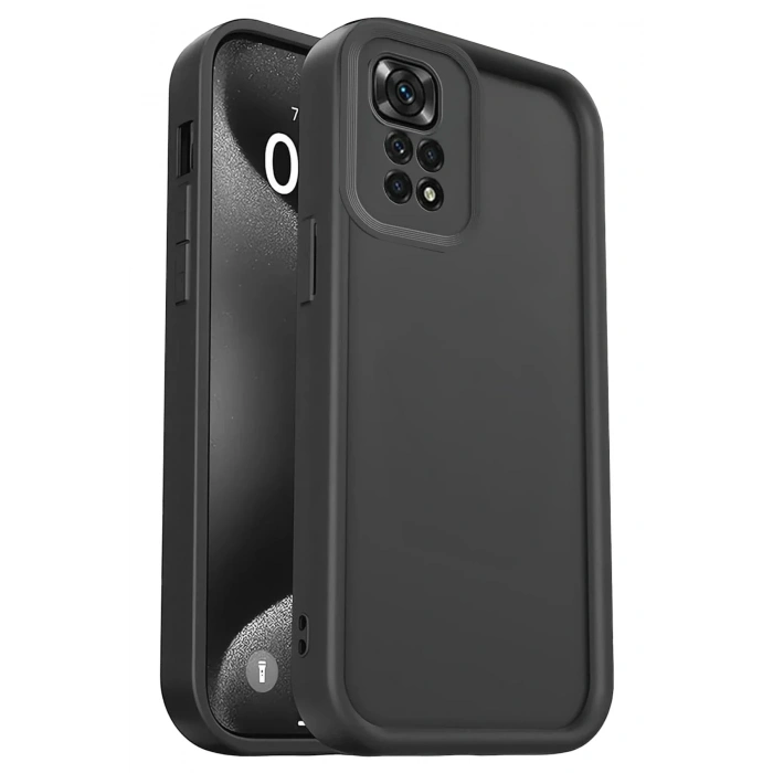 Mey İthalat®   Redmi 10 2022 Kılıf Viera Silikon - Siyah