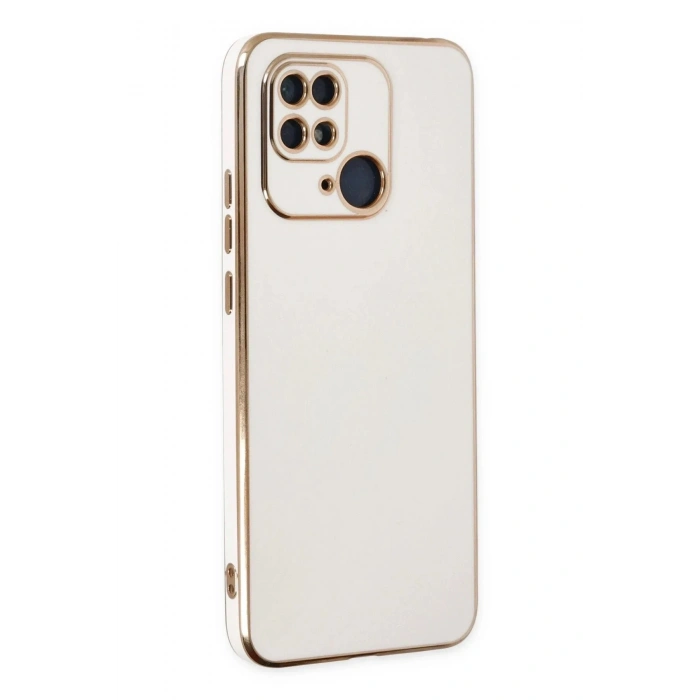 Mey İthalat®   Redmi 10C Kılıf Volet Silikon - Beyaz