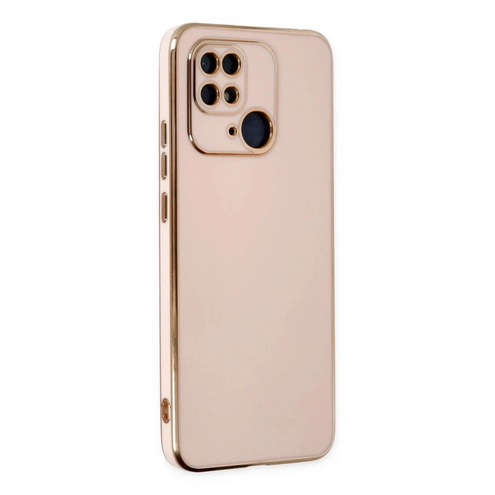 Mey İthalat®   Redmi 10C Kılıf Volet Silikon - Pembe