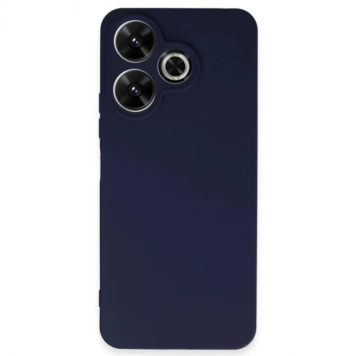 Mey İthalat®   Redmi 13 4G Kılıf First Silikon - Lacivert