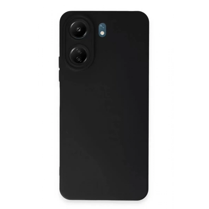 Mey İthalat®   Redmi 13C Kılıf Nano içi Kadife Silikon - Siyah