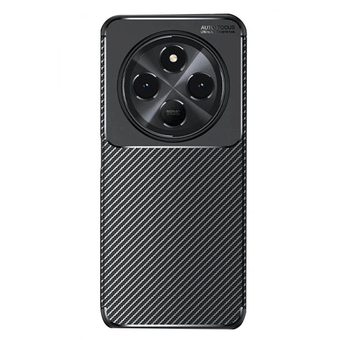 Mey İthalat®   Redmi 14C Kılıf Auto Focus Karbon Kapak - Siyah