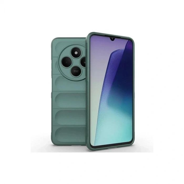 Mey İthalat®   Redmi 14C Kılıf Optimum Silikon - Koyu Yeşil