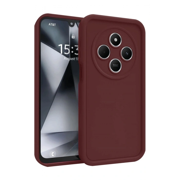 Mey İthalat®   Redmi 14C Kılıf Viera Silikon - Bordo
