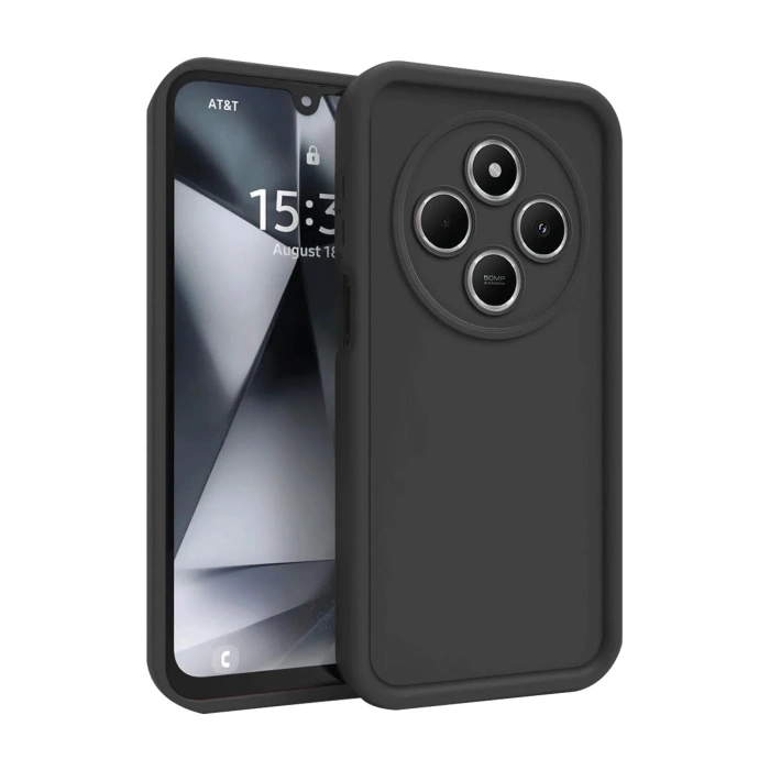 Mey İthalat®   Redmi 14C Kılıf Viera Silikon - Siyah