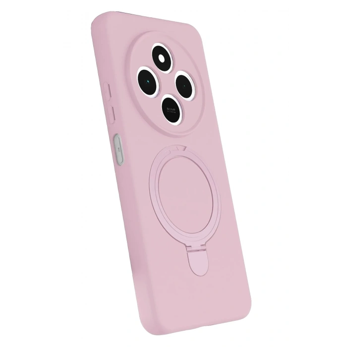 Mey İthalat®   Redmi 14C Regal Magsafe Standlı Kapak - Açık Pembe