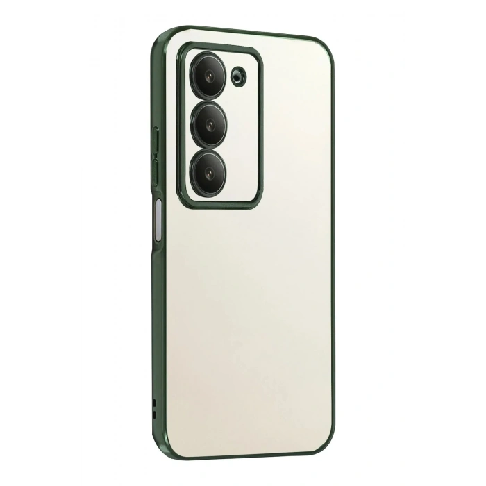 Mey İthalat®   Redmi 15 4G  Lensli Silikon - Yeşil