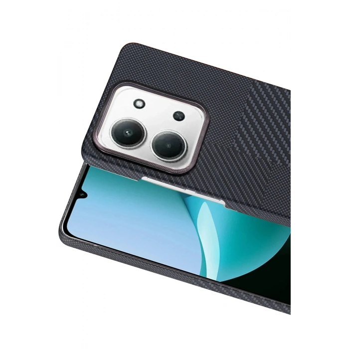 Mey İthalat®   Redmi 15C 4G Vega Magsafe Kapak - Siyah