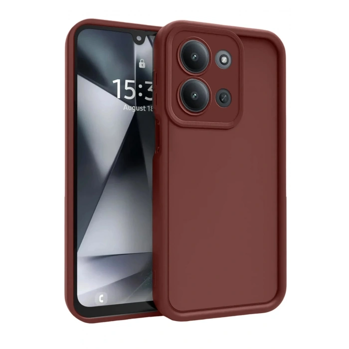 Mey İthalat®   Redmi 15C 4G Viera Silikon - Bordo