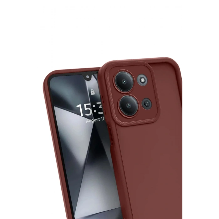 Mey İthalat®   Redmi 15C 4G Viera Silikon - Bordo