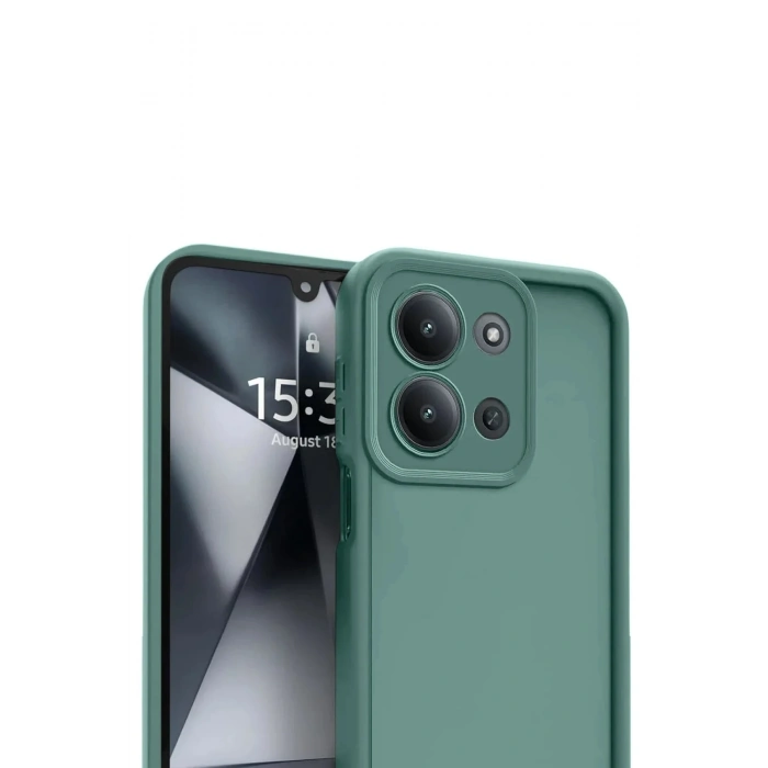 Mey İthalat®   Redmi 15C 4G Viera Silikon - Koyu Yeşil