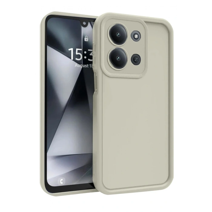 Mey İthalat®   Redmi 15C 4G Viera Silikon - Krem
