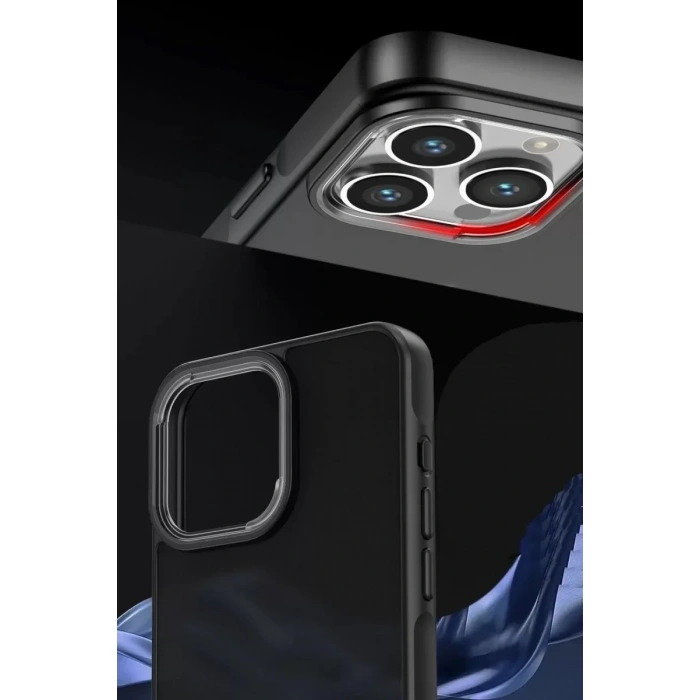 Mey İthalat®   Redmi 9C Kılıf Elegant Kapak - Siyah