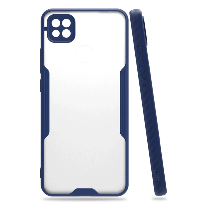 Mey İthalat®   Redmi 9C Kılıf Platin Silikon - Lacivert