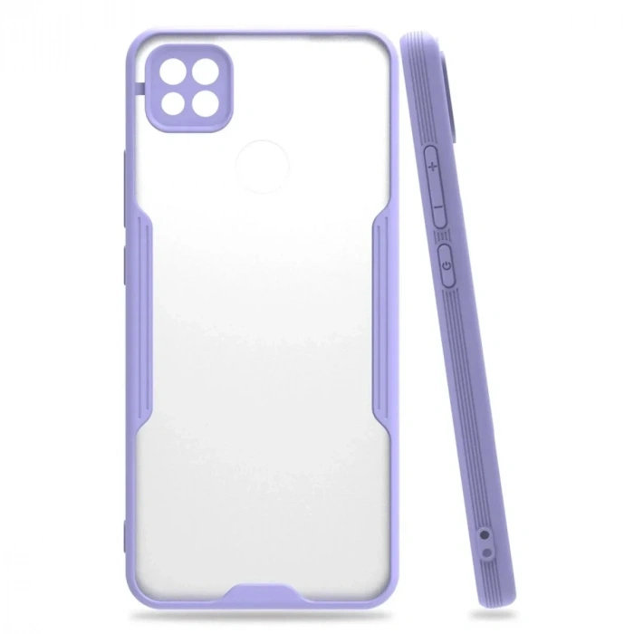 Mey İthalat®   Redmi 9C Kılıf Platin Silikon - Lila
