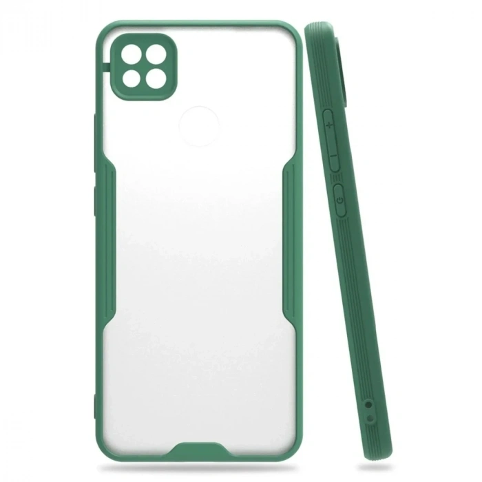 Mey İthalat®   Redmi 9C Kılıf Platin Silikon - Yeşil