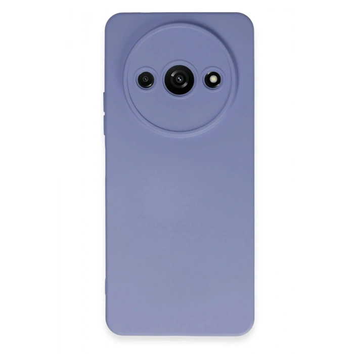 Mey İthalat®   Redmi A3 4G Kılıf Nano içi Kadife Silikon - Lila