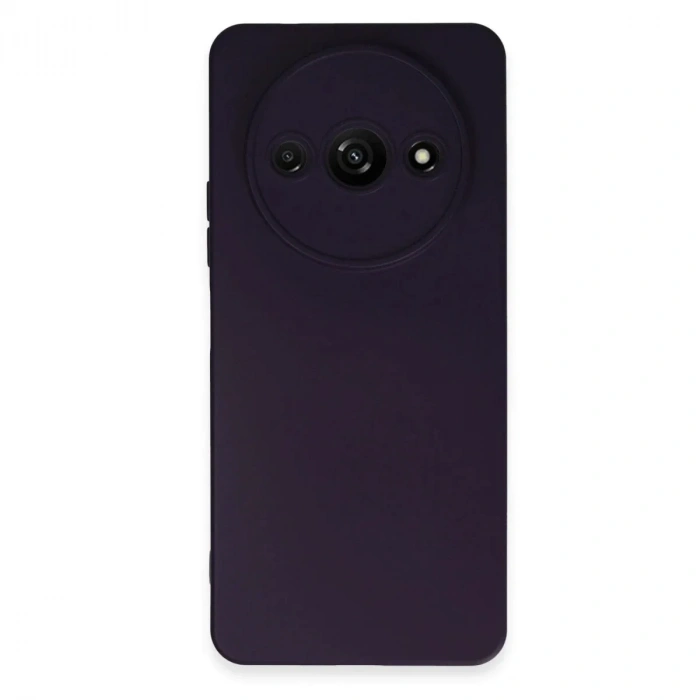 Mey İthalat®   Redmi A3 4G Kılıf Nano içi Kadife Silikon - Mor