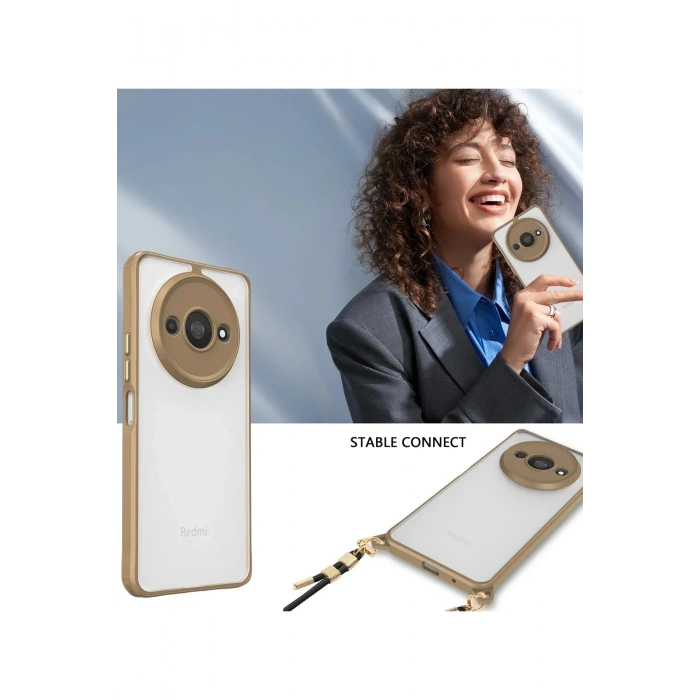 Mey İthalat®   Redmi A3 4G Kılıf Penta Silikon Kılıf - Şeffaf