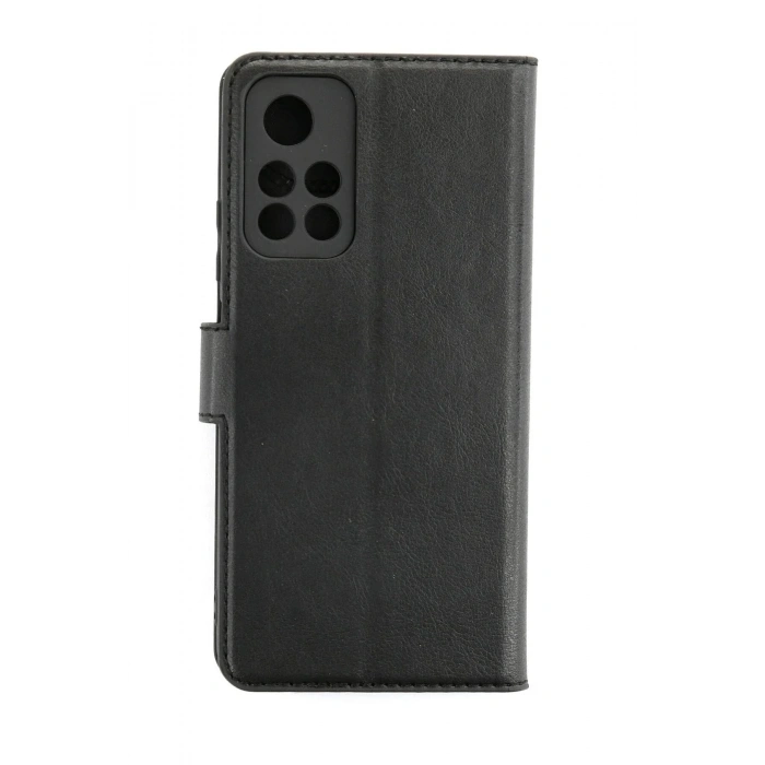 Mey İthalat®   Redmi Note 11T Kılıf Trend S Plus Kapaklı Kılıf - Siyah