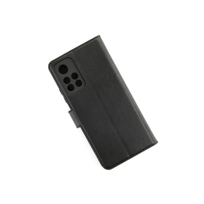 Mey İthalat®   Redmi Note 11T Kılıf Trend S Plus Kapaklı Kılıf - Siyah