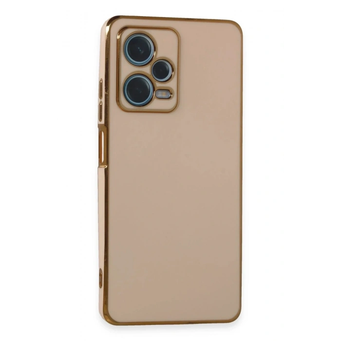 Mey İthalat®   Redmi Note 12 Pro Plus Kılıf Volet Silikon - Pembe
