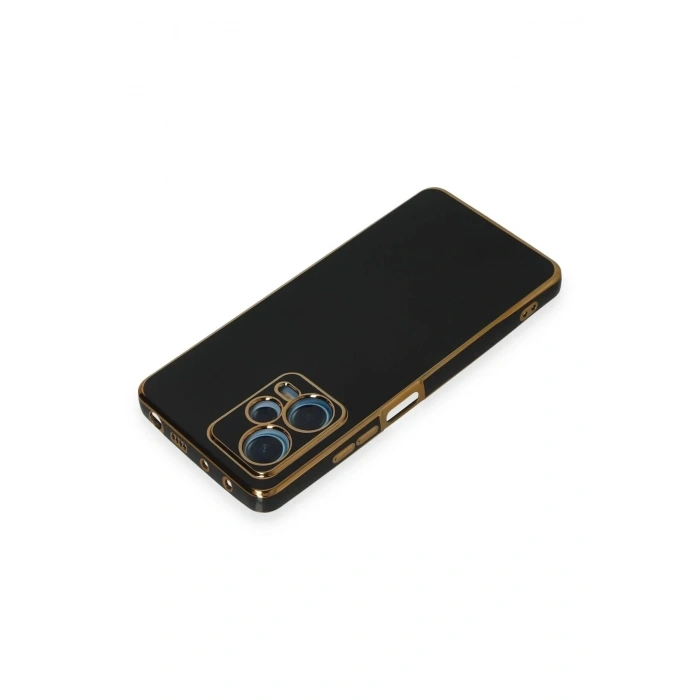 Mey İthalat®   Redmi Note 12 Pro Plus Kılıf Volet Silikon - Siyah