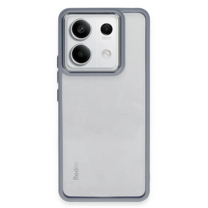 Mey İthalat®   Redmi Note 13 4G Kılıf Power Silikon - Sierra Blue