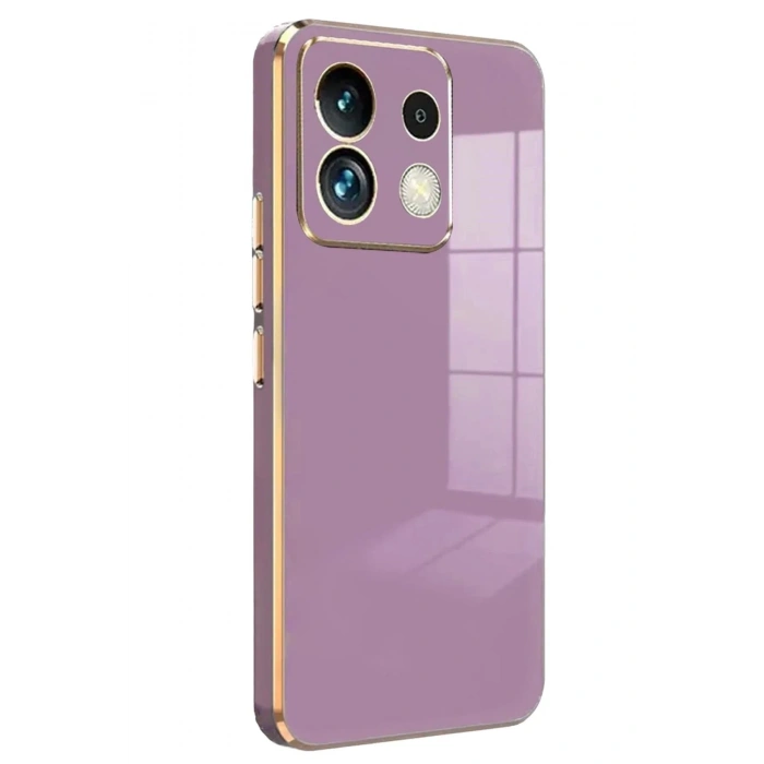 Mey İthalat®   Redmi Note 13 5G Kılıf Volet Silikon - Mor