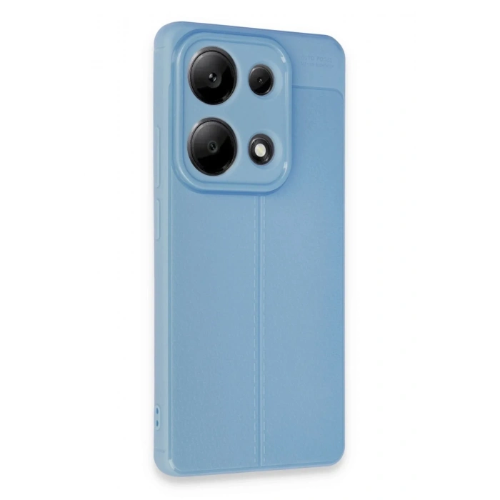 Mey İthalat®   Redmi Note 13 Pro 4G Kılıf Auto Focus Kapak - Mavi