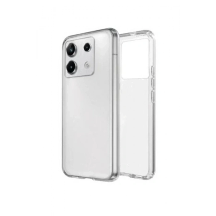 Mey İthalat®   Redmi Note 13 Pro 4G Kılıf Lüx Şeffaf Silikon