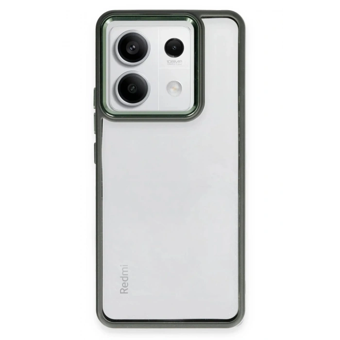 Mey İthalat®   Redmi Note 13 Pro 4G Kılıf Power Silikon - Koyu Yeşil