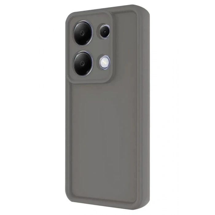 Mey İthalat®   Redmi Note 13 Pro 4G Kılıf Viera Silikon - Gri