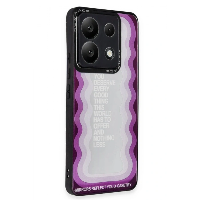 Mey İthalat®   Redmi Note 13 Pro 5G Kılıf Mirror Desenli Kapak - Mirror - 5