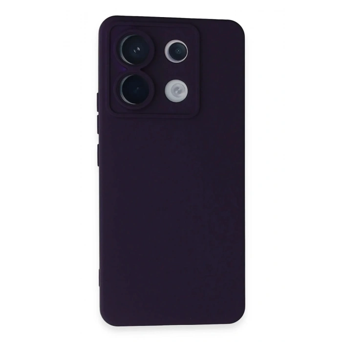 Mey İthalat®   Redmi Note 13 Pro 5G Kılıf Nano içi Kadife Silikon - Mor