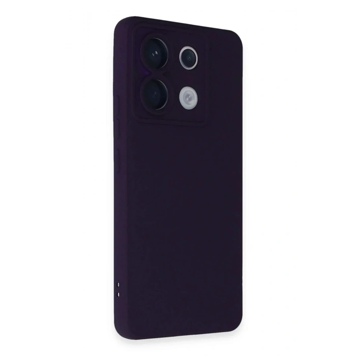 Mey İthalat®   Redmi Note 13 Pro 5G Kılıf Nano içi Kadife Silikon - Mor