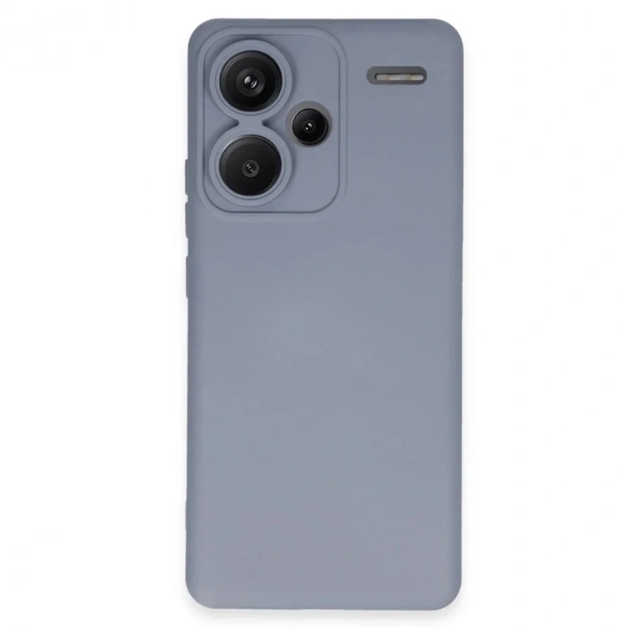 Mey İthalat®   Redmi Note 13 Pro Plus Kılıf Nano içi Kadife Silikon - Gri