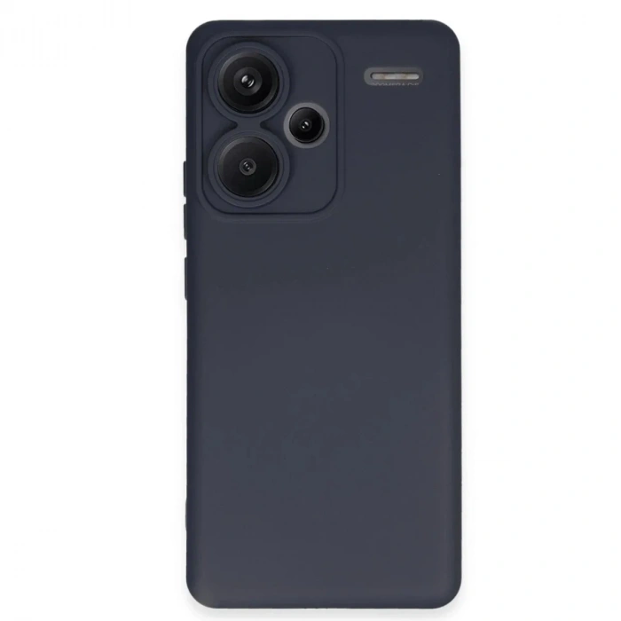 Mey İthalat®   Redmi Note 13 Pro Plus Kılıf Nano içi Kadife Silikon - Lacivert