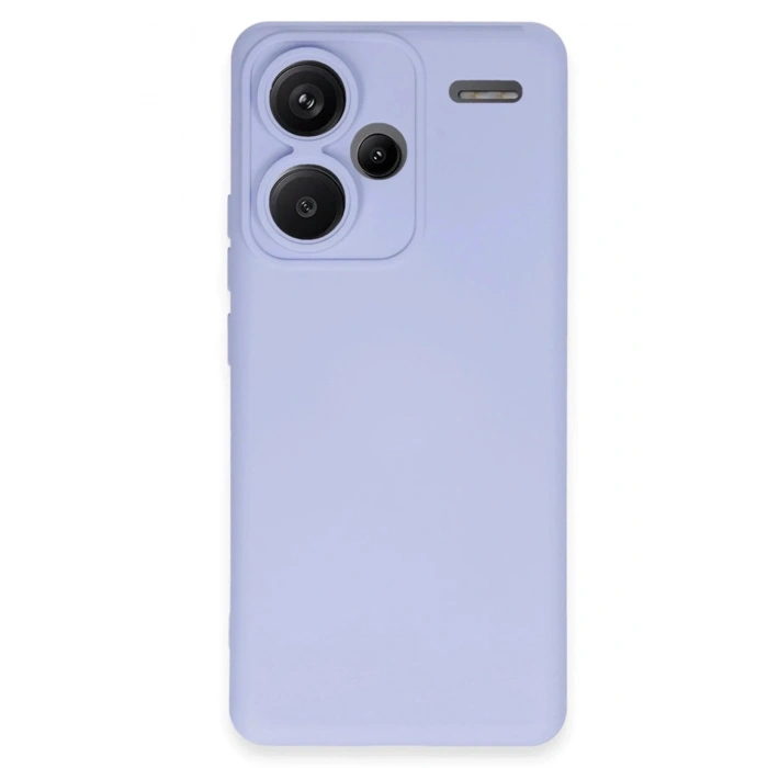 Mey İthalat®   Redmi Note 13 Pro Plus Kılıf Nano içi Kadife Silikon - Lila