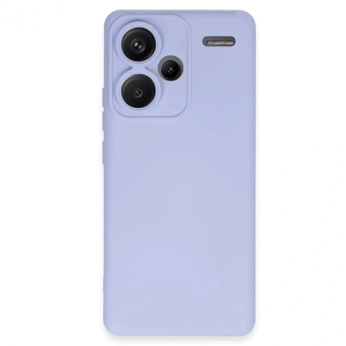 Mey İthalat®   Redmi Note 13 Pro Plus Kılıf Nano içi Kadife Silikon - Lila